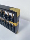 Vintage Lotus Flower Abacus 13 Rods 91 Beads Metal Wood Peoples Republic China