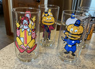 Complete Set Of 6 Vintage 1977 Mcdonald   s Collector Series Glasses Rare  Clean 