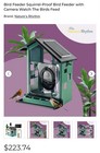 Bird Feeder Squirrel-proof Bird Feeder With Camera Watch The Birds Feed 