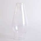 Lehman s Replacement Oil Lamp Chimney  Gem Pine With 1 5 8 In Base  Clear Glass