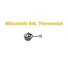 Engine Thermostat For Mitsubishi S3l2 S4l S4l2 Tcm Diesel Forklift Generator Cub