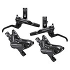 Shimano Deore Br-m6120 Bl-m6100 Bike 4-piston Mtb Hydraulic Disc Brake Set  oe 
