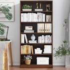 Cube Organizer Storage 6-tier Bookshelf Bookcase With Adjustable Storage Shelves