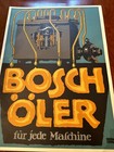 Rare Vintage Robert Bosch Stuttgart Poster 26x18 3 4
