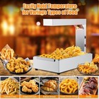 French Fry Warmer Food Warmer Fries Countertop Chips Food Adjustable Heat Lamp