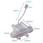 1 4  Water Flow Hall Effect Sensor Switch 0 36l min Flowmeter Counter Foodgrade 