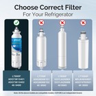 1 4 Pack Fit For Lg Lt800p Kenmore 469918 Water Filter Air Filter Icepure
