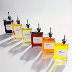 Elegant Glass Olive Oil Dispenser Set 4 Pcs Modern Coffee Syrup Bottles Kitchen