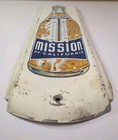 Vintage Mission Of California Orange Soda Pop Bottle Advertising Thermometer