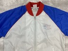 Vintage 80s Adidas Spirit Of The Games Windbreaker Jacket L Color Block Nylon