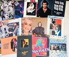 Rare Lot Of 13 Vintage Program Tour Books  David Bowie Neil Diamond Van Halen