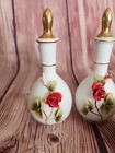 Vintage Floral Roses 3 Piece Dresser   Vanity Set Please Read