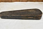 Vintage Violin Coffin Style Wooden Case Marked 1895 With Ridi Chin Rest