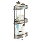 Corner Shower Caddy 3 Tier Storage Organizer Rust Resistant Bathroom Shelf New
