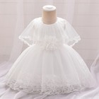 Kids Girls Lace Flower Princess Dress Wedding Bridesmaid Party Gown Dresses