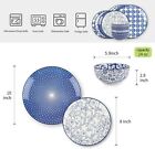 12-pieces Dinnerware Sets  Ceramic Dish Plates And Bowls Sets  Service For 4