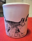  read  B Kliban White Sneaker Cat England Mug  visible Exterior   Interior Wear 