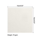 200 Sheets 6x6 Inch Origami Paper Double Sided Cream White Square Sheet