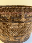 Antique Native American Indian Tlingit Basket  1880s-90s   cowans  Tag  Lot e3