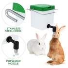 Top Fill  5 Liter Water Bottles 4 Pack For Rabbits Chickens Quail Water Nipples