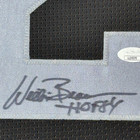 Framed Autographed signed Willie Brown 33x42 Hof 84 Oakland Black Jersey Jsa Coa