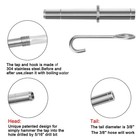 Maple Syrup Tapping Kit  Stainless Steel Maple Tree Taps Spiles For Making Ma   