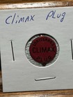 Climax Plug Vintage Tin Tobacco Tag