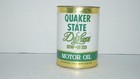 Vintage Quaker State Deluxe Motor Oil 1 Quart Metal Coin Bank