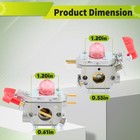 Carburetor Kit 545081857 For Poulan Pro Bvm200fe 11-05 Leaf Blower Zama C1u-w43c