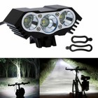 Powerful  3x Led 4-modes Bicycle Headlight Bike Lamp With Usb