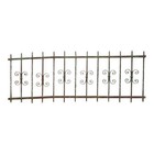 Antique Victorian Iron Gate Window Garden Fence Architectural Salvage  924