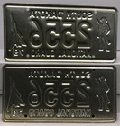 1979 South Dakota National Guard License Plate Pair Plates Nos 2556