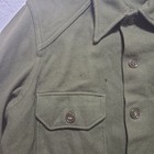 Vtg Military Shirt Medium Cold Weather Field M-51 Us Army Korean War Og-108 1952