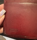 Vintage Coach Red Leather 6-ring Agenda Planner Organizer 5x8