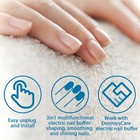 Replacement Rollers For Denniescare Electric Nail Buffer  Gray And White