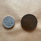 Chinese Republic Coins Set Of 2  1936   1941  Old Antique Currency