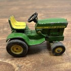 Vintage 1960 s 70 s Ertl John Deere 140 Lawn Garden Tractor W  Dump Cart 1 16