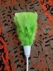 Wholesale  12  Turkey Feather Dusters Green 14  - Car Vents   Keyboard   Blinds