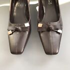 Carriage Court Becca Vintage Square Retro Kitten Bow Pumps 9 5m Stepford Wives