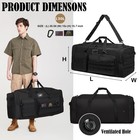 Hamboly 130l Extra Large Duffle Bag For Men Heavy Duty Duffle Bag For Travel