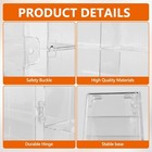 4 Pack 1 64 Car Display Case For Hot Wheels Stackable Storage Organizer W  Lock