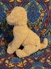 Fao Schwarz Golden Labrador Retriever Puppy Tan Plush Stuffed Animal Dog