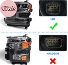 Full Led Headlight Assembly For Chevy Silverado 1500 2019 2020 2021 2022 Pickup