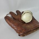 Rare J c  Higgins Mitt Baseball Glove 310-1614 Bob Feller Vintage W  Ball 