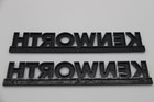 Kenworth Hood Emblem Set With Textured Base Side Logo