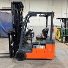 2021 Toyota 8fbe18u 3500lb Used Electric Forklift Quad Mast Sideshift 6111 Hours