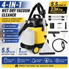 Vacmaster 5 5 Gallon 5 5 Hp Wet Dry Car Vacuum Cleaner Upholstery Shampoo 4-in-1