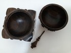 Valerie Arieta Burmese Offering Vessel Carved Wooden