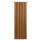 36 In  X 80 In  Fruitwood Vinyl Accordion Folding Door With Hardware Trimmable