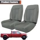 Gray Artificial Leather Front Seat Cover F250 F350 F450 F550 2011 2016